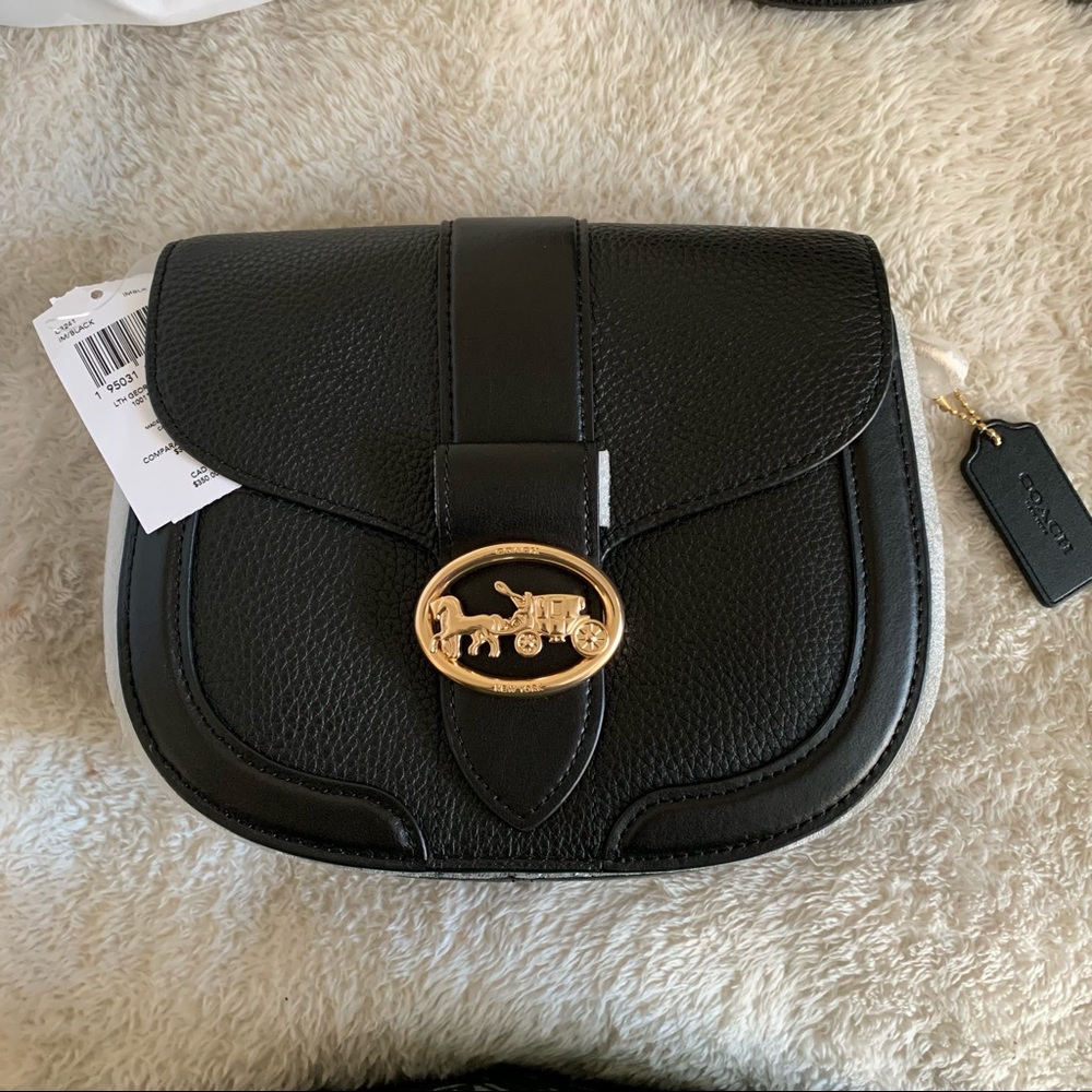 ❤️ Coach Georgie saddle crossbody NWT